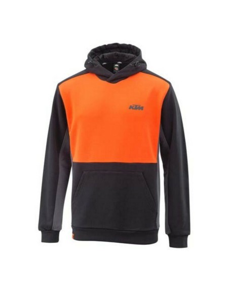 Sudadera con Capucha KTM Mechanic Negro/Naranja