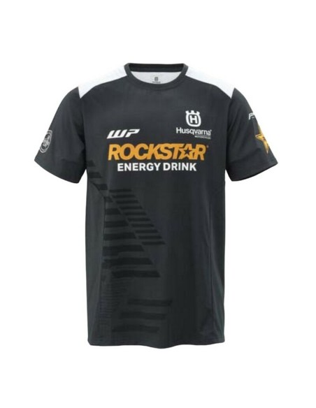 Camiseta Husqvarna Replica Team Negro