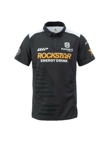 Polo Husqvarna Replica Team Negro