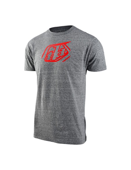 Camiseta Troy Lee Designs Badge Gris