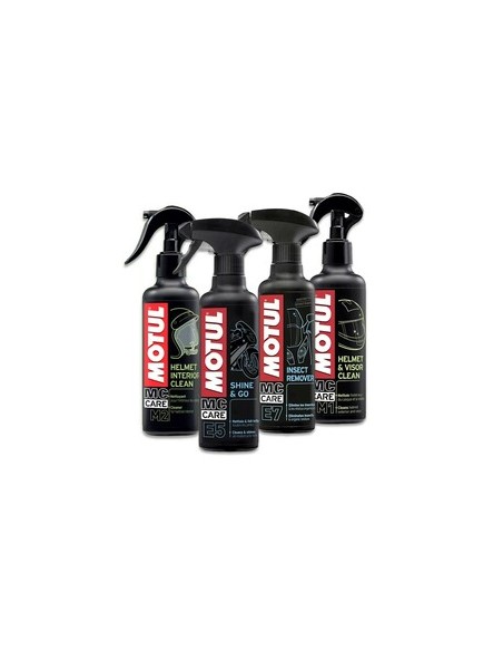 Pack Limpieza Moto + Casco Motul