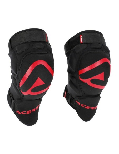 Rodilleras Acerbis Soft Negro/Rojo