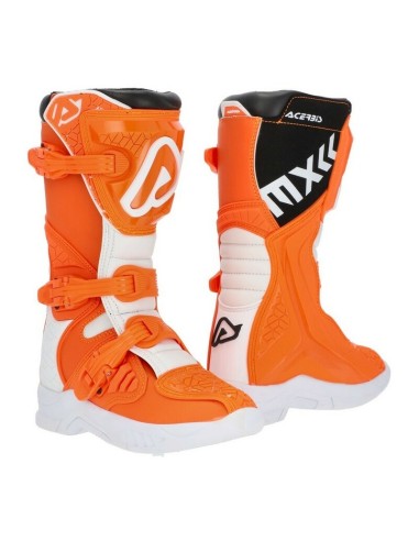 Botas Infantiles Acerbis X-Team Naranja/Blanco
