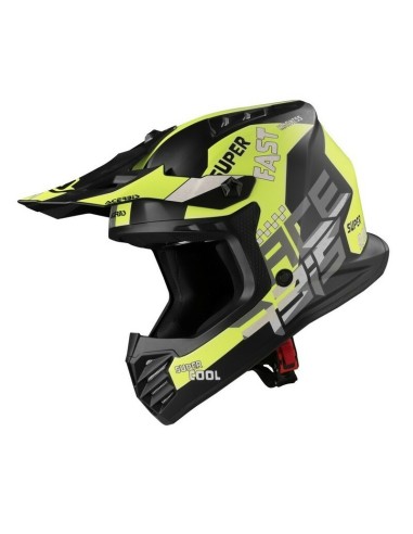 Casco Infantil Acerbis Profile Negro/Amarillo Flúor
