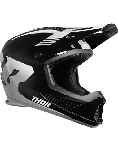 Casco Thor Sector 2 Carve Blanco/Negro
