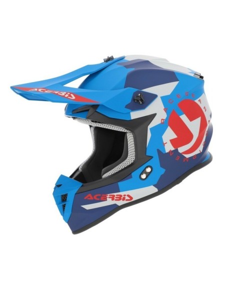 Casco Acerbis Linear 22-06 Azul/Rojo