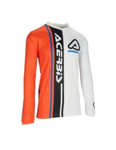 Jersey Acerbis MX J-Track Connection Blanco/Naranja
