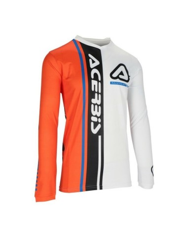Jersey Acerbis MX J-Track Connection Blanco/Naranja