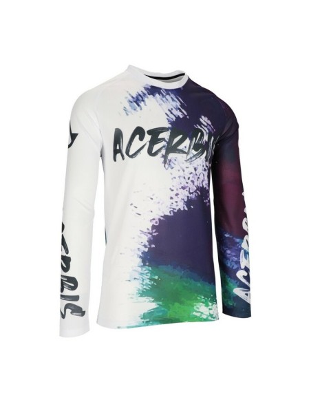 Jersey Acerbis MX J-Windy Vented Brush Blanco/Violeta
