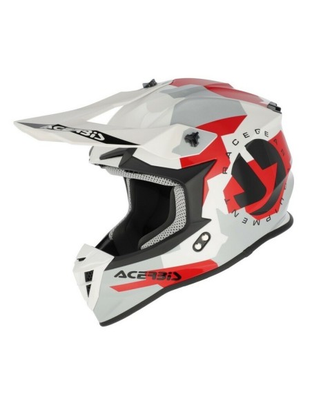 Casco Acerbis Linear 22-06 Blanco/Gris