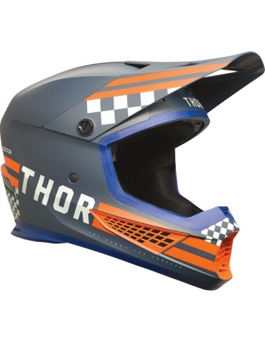Casco Thor Sector 2 Combat Gris/Naranja