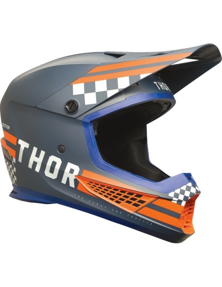 Casco Thor Sector 2 Combat Gris/Naranja