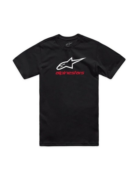 Camiseta Alpinestars Always 2.0 CS Negro/Blanco/Rojo