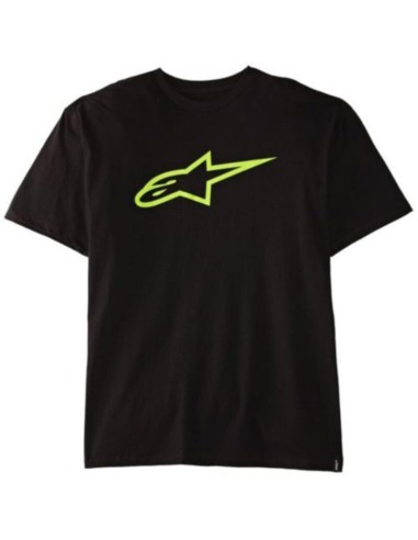 Camiseta Alpinestars Ageless Classic Negro/Amarillo