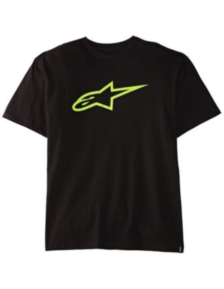 Camiseta Alpinestars Ageless Classic Negro/Amarillo