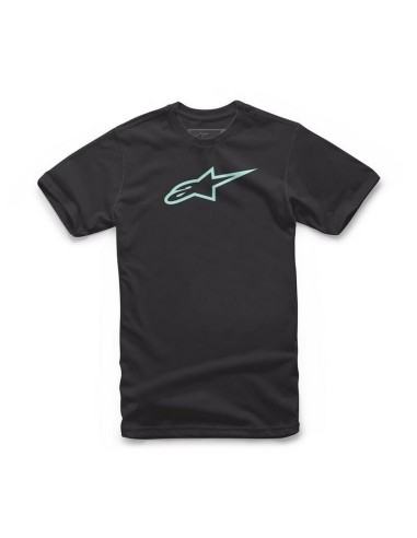 Camiseta Alpinestars Ageless Classic Negro/Menta