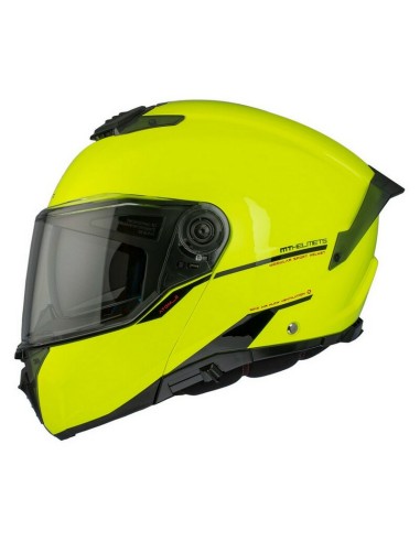 Casco MT Atom 2 SV A3 Solid Gloss Amarillo Flúor