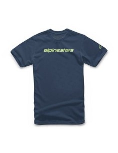 Camiseta Alpinestars Linear Wordmark Azul