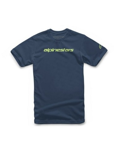 Camiseta Alpinestars Linear Wordmark Azul