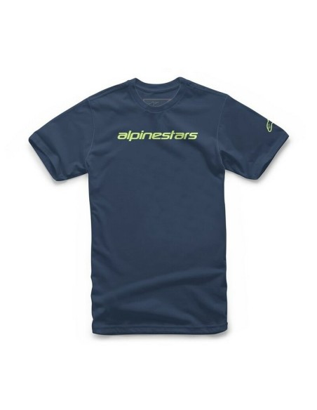 Camiseta Alpinestars Linear Wordmark Azul