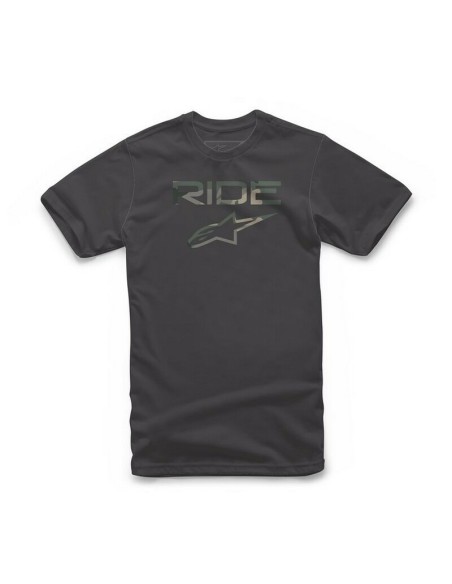 Camiseta Alpinestars Ride 2.0 Camo Negro