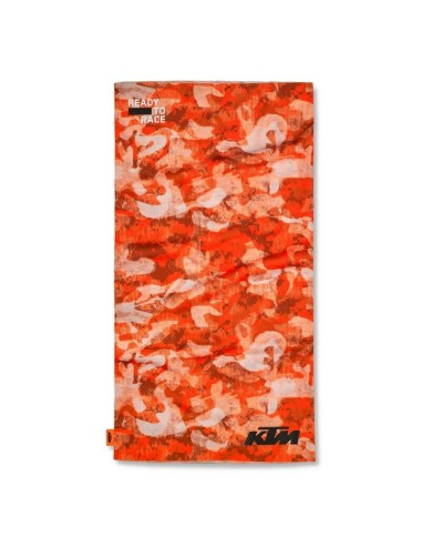 Braga Cuello KTM Camo Naranja