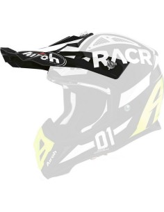 Visera Recambio Airoh Ace Racr Negro/Blanco