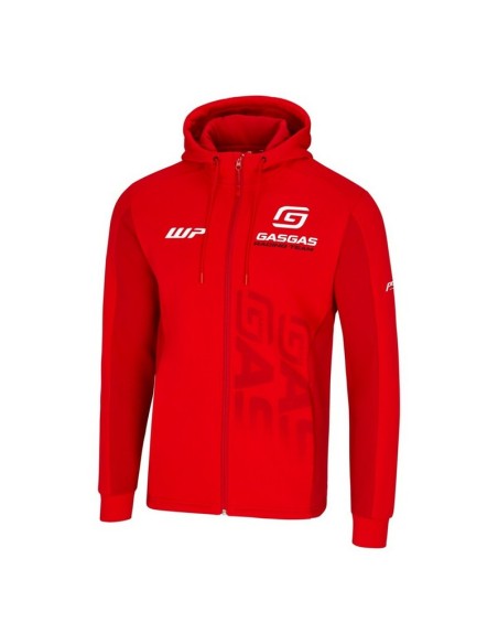 Sudadera con Capucha y Cremallera Gas Gas Team Rojo