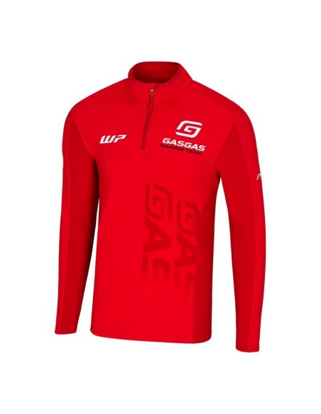 Sudadera con 1/2 Cremallera Gas Gas Team Rojo