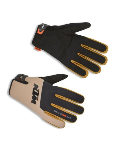 Guantes KTM Racetech K-Hydratech Negro/Beige