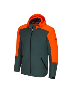 Chaqueta KTM Two 4 Ride V2 Softshell Verde/Naranja