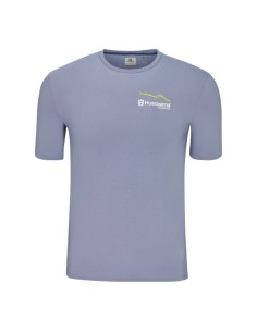 Camiseta Husqvarna Never Follow Gris