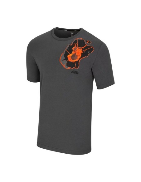 Camiseta KTM Orange Fluids Gris