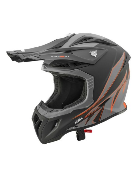 Casco KTM Aviator Ace 2.0 Negro/Naranja/Gris