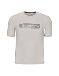 Camiseta Husqvarna Origin Gris Claro