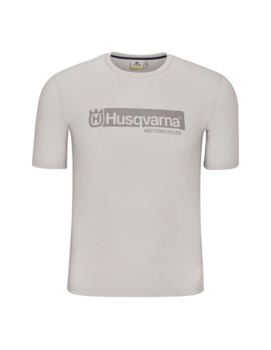 Camiseta Husqvarna Origin Gris Claro