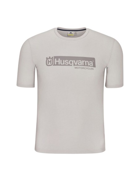 Camiseta Husqvarna Origin Gris Claro
