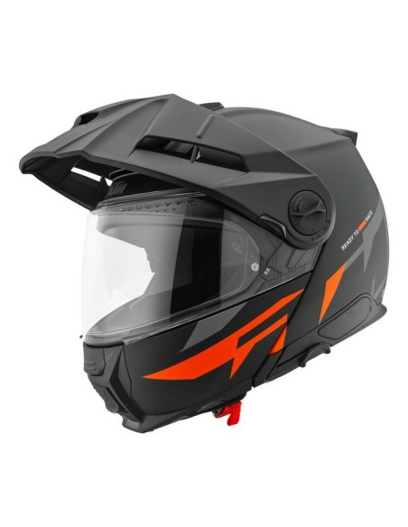 Casco KTM E2 Negro/Naranja/Gris