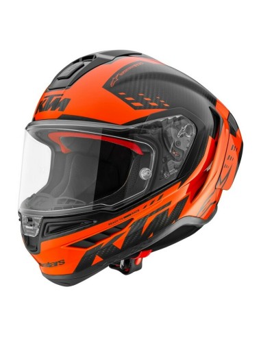Casco KTM Supertech R10 Carbon Naranja/Negro