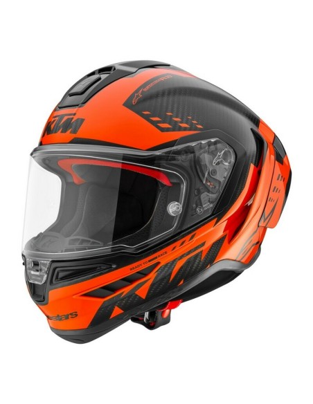 Casco KTM Supertech R10 Carbon Naranja/Negro