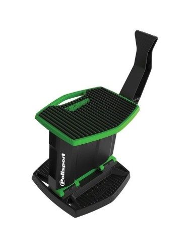 Caballete Elevador Plegable Polisport Verde