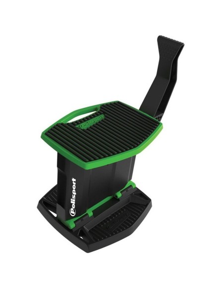 Caballete Elevador Plegable Polisport Verde