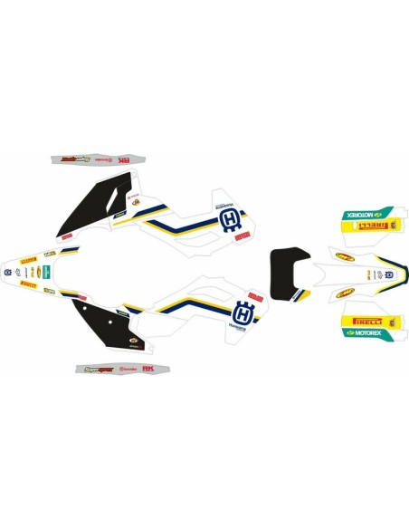 Kit Adhesivos Completo Husqvarna TE/FE 24-25 Retro
