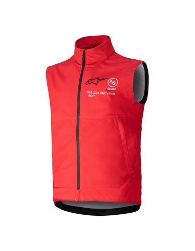 Chaleco Cortavientos Alpinestars Techstar Softshell Rojo