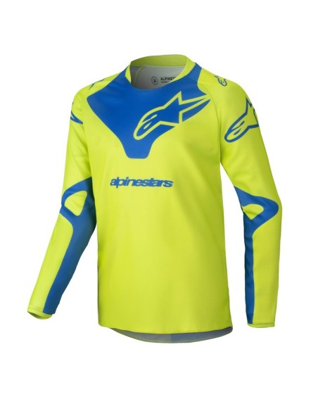 Jersey Infantil Alpinestars Racer Veil Amarillo Fluo