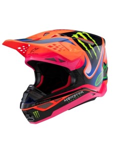 Casco Alpinestars Supertech M10 Deegan Naranja
