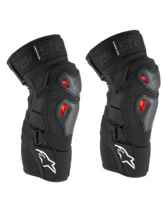 Rodilleras Alpinestars Bionic Pro Plasma Negro/Rojo