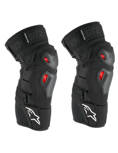 Rodilleras Alpinestars Bionic Pro Plasma Negro/Rojo