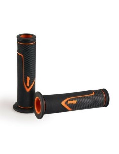 Puños Trail Core Puig (Ø 22 mm) Negro/Naranja