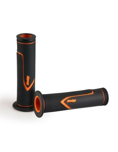 Puños Trail Core Puig (Ø 22 mm) Negro/Naranja